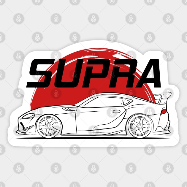 GR Supra JDM Sticker by GoldenTuners